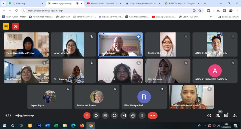 Forum Diskusi Modul 1.1 di Ruang Diskusi Virtual